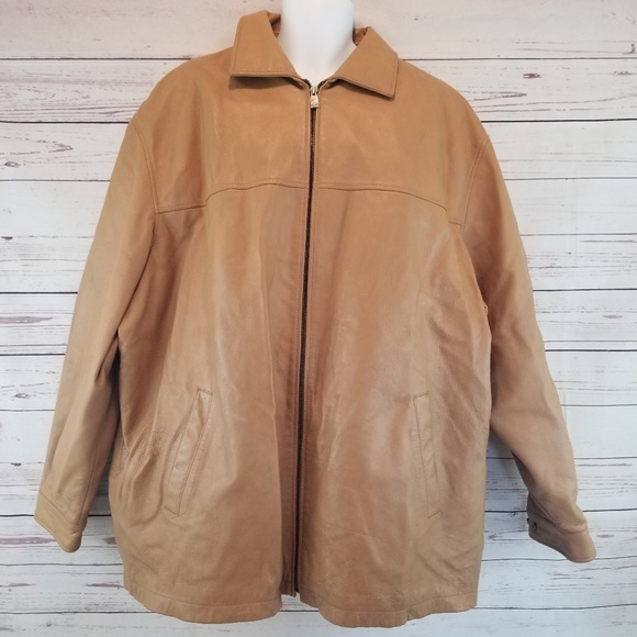 Max usa Other - Max usa 3x brown faux leather jacket